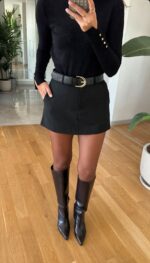 Mini skort Black with Belt