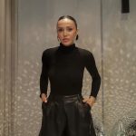 BLACK LEATHER SHORTS