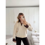 Light Beige -brown neck jeans - Image 3