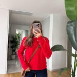 The braided charm —red