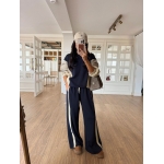 Parachute Fabric Detailed Waisted — Navy Blue - Image 3