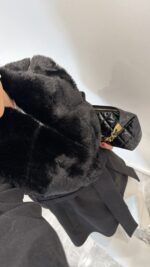 Fur Collar Stamped Coat - Image 2