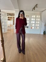 The Classic Leather Burgundy