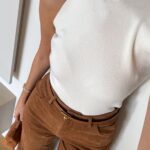 Sleeveless Turtleneck Knitwear - Ecru