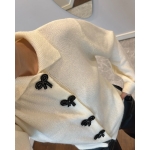 Ecru Ruby Bow Cardigan - Image 2