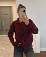 Red Ruby Bow Cardigan