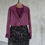 Sequined Black Skirt