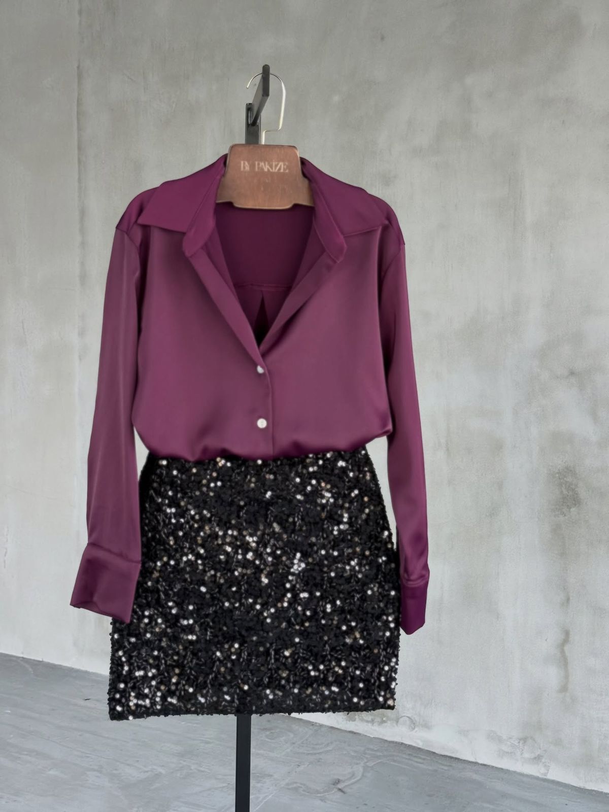 WhatsApp Image 2025-11-27 at 11.59.17 AM Sequined Black Skirt - Image 1