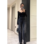 Black Vintage Premium Stone Jean - Image 2