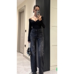 Black Vintage Premium Stone Jean - Image 3