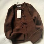 Festive Knit Cardigan – Brown