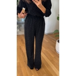 Stone Detailed Shirt Pants Set - Black - Image 5
