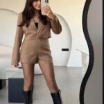 Diamond Glow Short Set—Beige