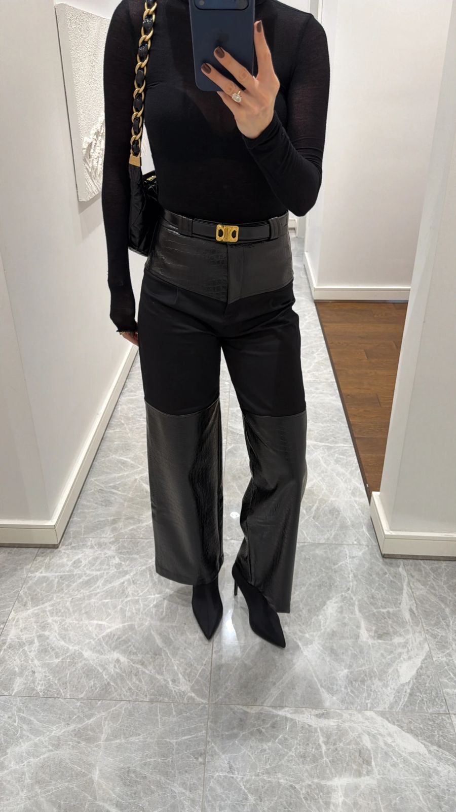 45f7ad07-aff2-4d08-8ae6-cdfdcda105cc.jpeg CROCODILE PATTERN TROUSERS - Image 1