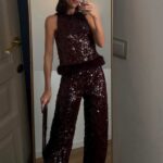 The Zr sequin set - Burgundy