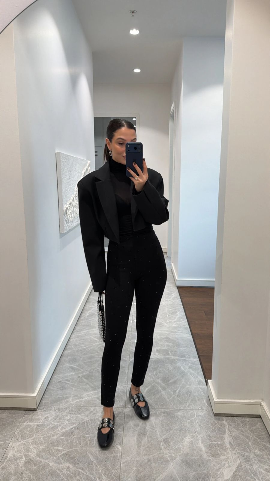 8e909318-2d47-4ed0-89cb-5c0d7fc3bb4d STONE EMBROIDERED TIGHTS - Image 1