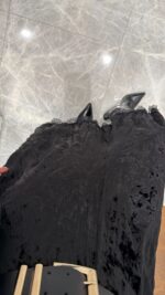 VELVET LACE DETAILED SKIRT - Image 5