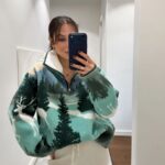 Evergreen Wilderness Zip Sweat