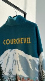 Mountain Print Fleece Half Zip Pullover - Image 2