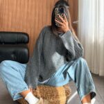 Braided everyday knit —Dark Grey