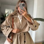Fp Short Trench Coat –Beige