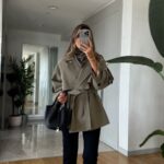 Fp Short Trench Coat –Khaki