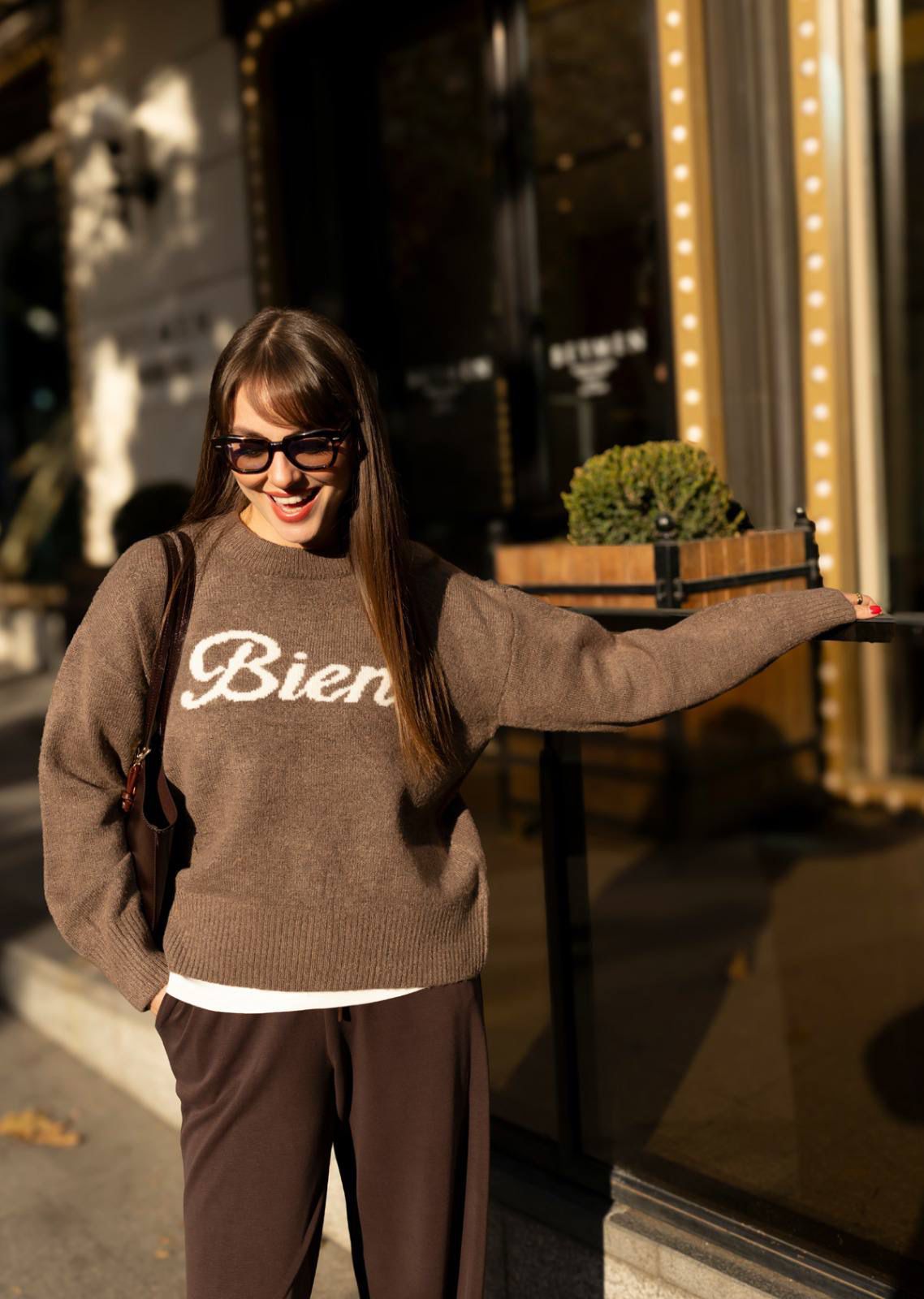 52dbaa0e-d521-4e9f-9c01-d25a0aecffa1 Bien Brown Sweater - Image 1