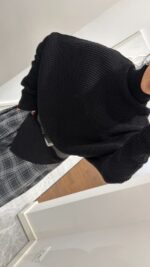 Noir Textured Knit Sweater - Image 3