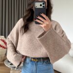 Soft beige knit