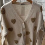 Golden Heart Knit Cardigan