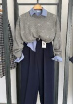 Silver Bloom Knit Sweater - Image 2