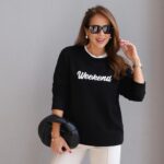 Black Weekend Graphic Sweatshirt