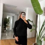 Black Turtleneck Sweater