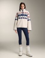 Sherpa-Lined Quarter-Zip Sweater - Image 2