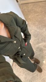 Aphrodite basic jupmsuit khaki - Image 2