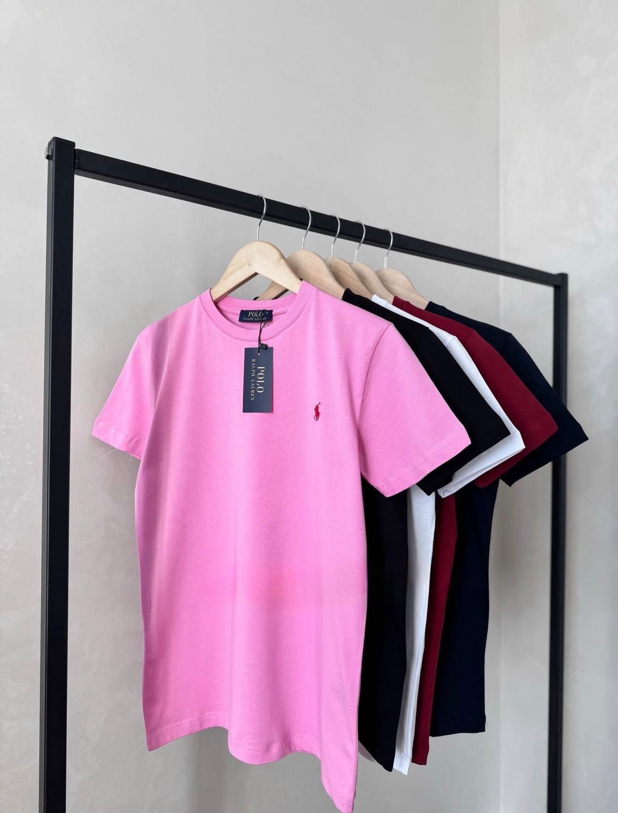 2e713347-5f0d-4fc5-b1e2-0975e29637a3 Pink Cotton Polo - Image 1