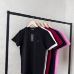 Black Cotton Polo