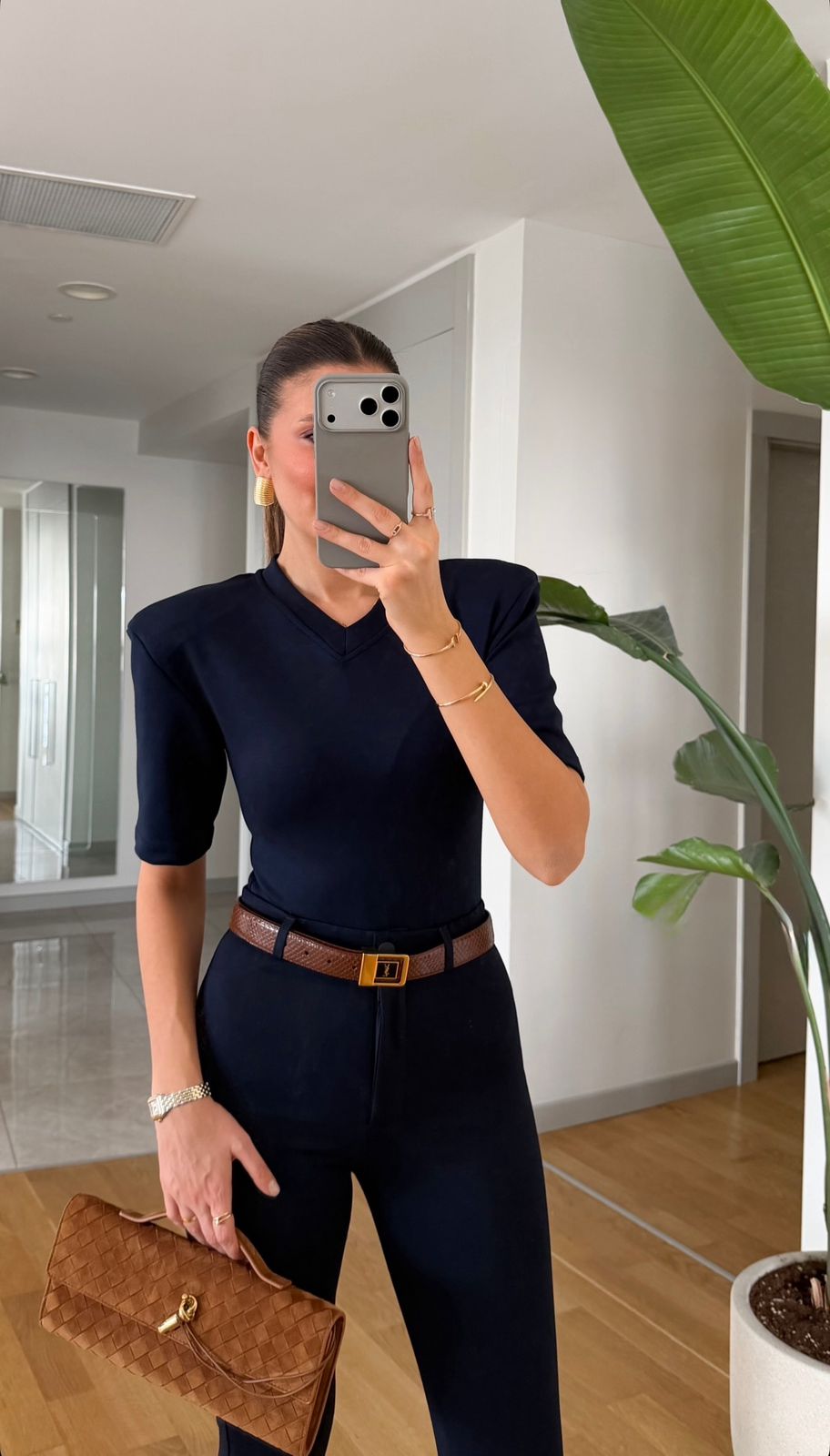 WhatsApp Image 2026-02-10 at 12.38.50 PM Navy Blue V-Neck Body - Image 1