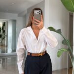 White Long Sleeve Button Up Shirt