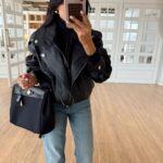 Black Faux Leather Jacket