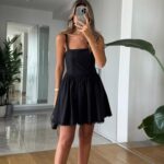 Black Sleeveless Mini Dress