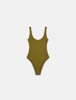 Ribbed Scoop Neck Bodysuit (Multiple Colors) - Image 14