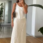 White Lace Maxi Slip Dress