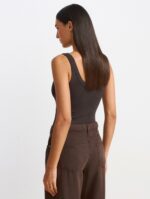 Ribbed Scoop Neck Bodysuit (Multiple Colors) - Image 6