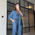 Blue Denim Shirt and Pants Set