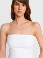 White Strapless Tube Top - Image 2