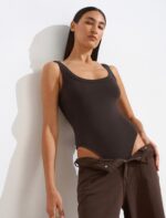 Ribbed Scoop Neck Bodysuit (Multiple Colors) - Image 8