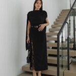 Black Skirt with Lace