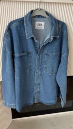 Blue Denim Button-Up Shirt - Image 3