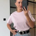 Light Pink Short Sleeve T-Shirt